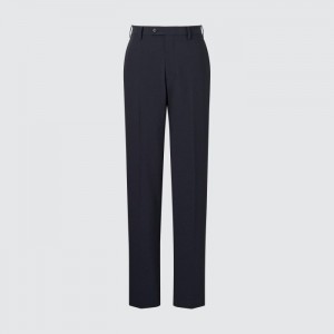 Spodnie Męskie Uniqlo AirSense (Wool Like, Tall) (Ultra Light) Granatowe,Uniqlo Polska | D028768