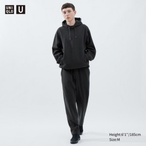 Spodnie Męskie Uniqlo Brushed Jersey Ciemny Szare,Uniqlo Polska | X445339