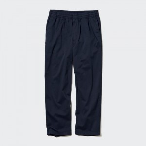 Spodnie Męskie Uniqlo Cotton Relaxed Ankle Granatowe,Uniqlo Polska | G584128
