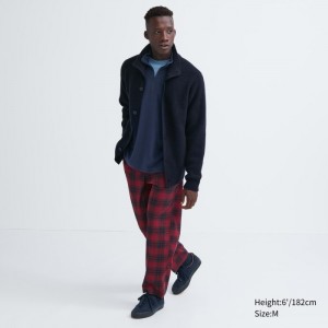 Spodnie Męskie Uniqlo Flannel Easy Ankle Czerwone,Uniqlo Polska | O465448