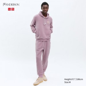 Spodnie Męskie Uniqlo Fleece Różowe,Uniqlo Polska | G904249