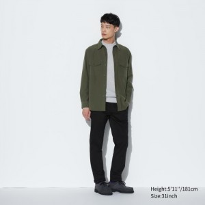 Spodnie Męskie Uniqlo Slim-Fit Chino Czarne,Uniqlo Polska | K944408