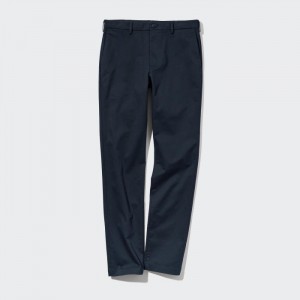 Spodnie Męskie Uniqlo Slim-Fit Chino Granatowe,Uniqlo Polska | S797790