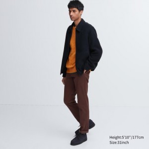 Spodnie Męskie Uniqlo Slim-Fit Chino Wine,Uniqlo Polska | W657671