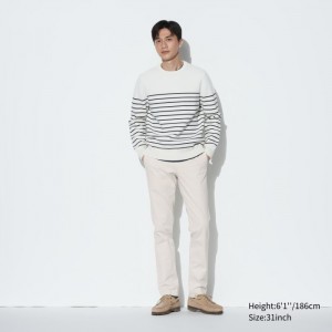 Spodnie Męskie Uniqlo Slim Fit Chino Natural,Uniqlo Polska | L684671