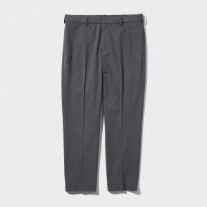 Spodnie Męskie Uniqlo Smart Ankle (2-Way Stretch, Wool-Like) Szare,Uniqlo Polska | M482499