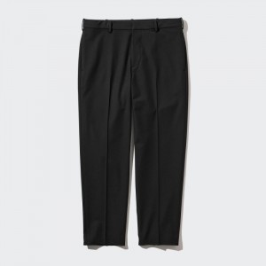 Spodnie Męskie Uniqlo Smart Ankle (2-Way Stretch, Wool-Like) Czarne,Uniqlo Polska | O983045