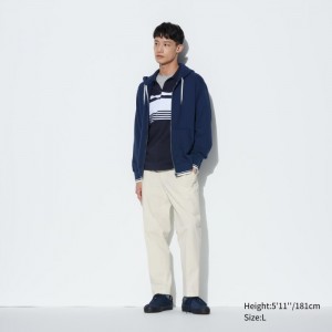 Spodnie Męskie Uniqlo Smart Ankle (Cotton) Białe,Uniqlo Polska | E966277