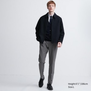 Spodnie Męskie Uniqlo Smart Ankle (Ultra Stretch, Tall) Szare,Uniqlo Polska | W767162