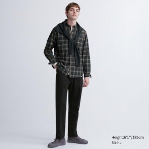 Spodnie Męskie Uniqlo Smart Ankle (Ultra Stretch, Tall) Czarne,Uniqlo Polska | G694844