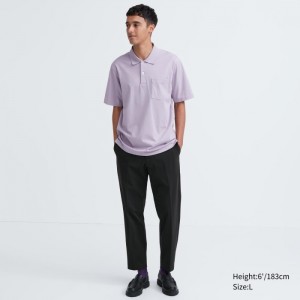 Spodnie Męskie Uniqlo Smart Ankle (Ultra Stretch) Czarne,Uniqlo Polska | Y908290