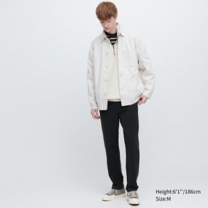 Spodnie Męskie Uniqlo Ultra Stretch DRY-EX Tapered Czarne,Uniqlo Polska | J767648