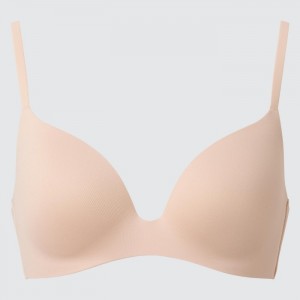 Staniki Damskie Uniqlo Wireless (3D Hold) (2022 Edition) Beżowe,Uniqlo Polska | B260599