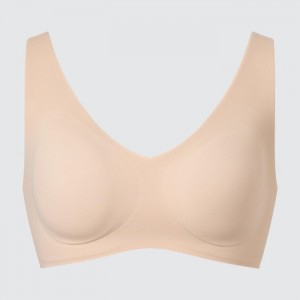 Staniki Damskie Uniqlo Wireless (Ultra Relax) (2022 Edition) Beżowe,Uniqlo Polska | Y127302