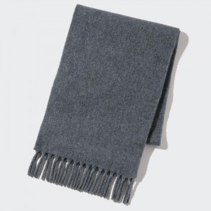 Szaliki Damskie Uniqlo Chunky Szare,Uniqlo Polska | P102794