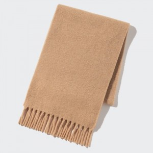 Szaliki Męskie Uniqlo Chunky Beżowe,Uniqlo Polska | D060098
