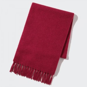 Szaliki Męskie Uniqlo Chunky Czerwone,Uniqlo Polska | K273206