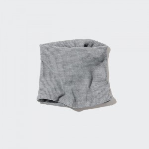 Szaliki Męskie Uniqlo HEATTECH Neck Gaiter Szare,Uniqlo Polska | R260170