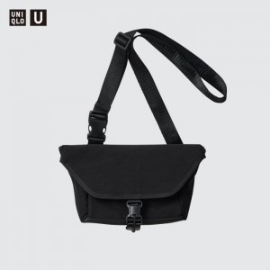 Torby Damskie Uniqlo Mini Messenger Bag Czarne,Uniqlo Polska | P666204