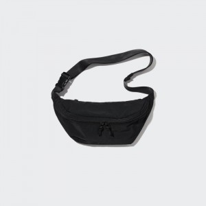 Torby Damskie Uniqlo Nylon Crossbody Bag Czarne,Uniqlo Polska | Z601087