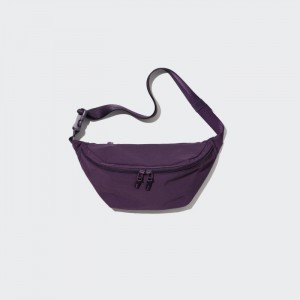 Torby Damskie Uniqlo Nylon Crossbody Bag Fioletowe,Uniqlo Polska | T992531