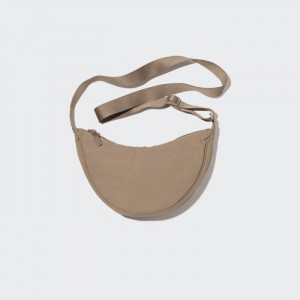 Torby Damskie Uniqlo Round Mini Shoulder Bag Beżowe,Uniqlo Polska | Q285201